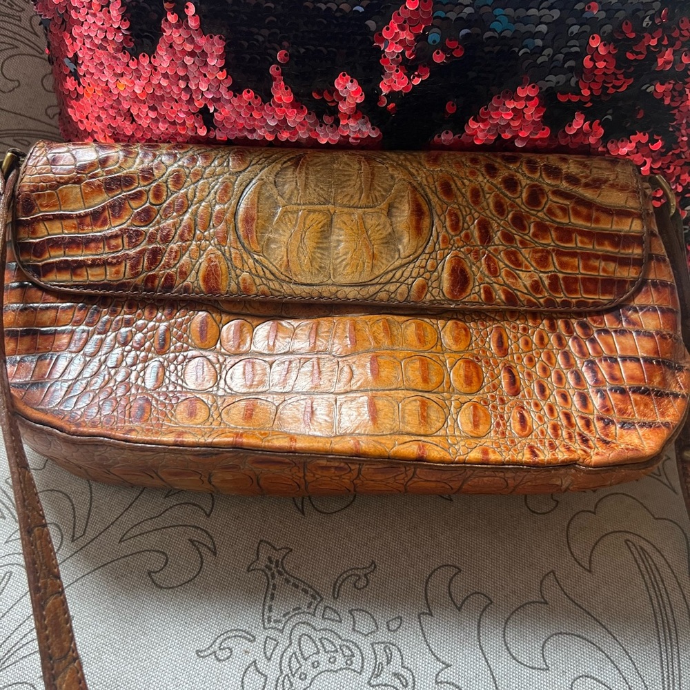 Brahmín crossbody leather purse